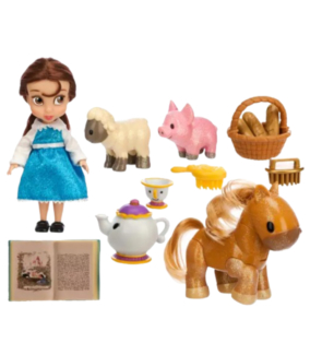 VSI-1246_Disney Animators Collection Belle Mini Doll Playset_1